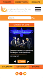 Mobile Screenshot of phoenixsymphony.org